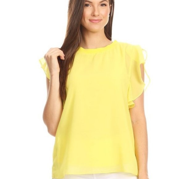 Flutter Sleeve Blouse - Picture 5 of 5